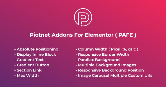 piotnet addons for elementor latest version 7.1.1