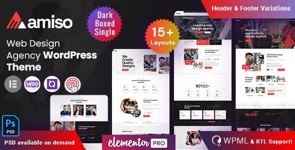 Amiso WordPress Theme