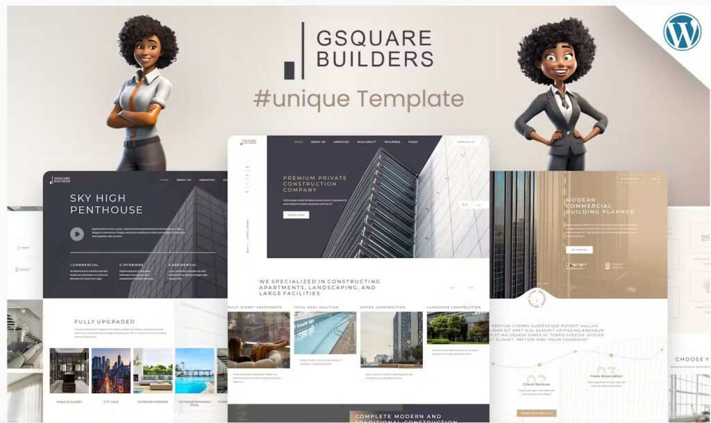 Gsquare – Real Estate WordPress Theme 1.0.4