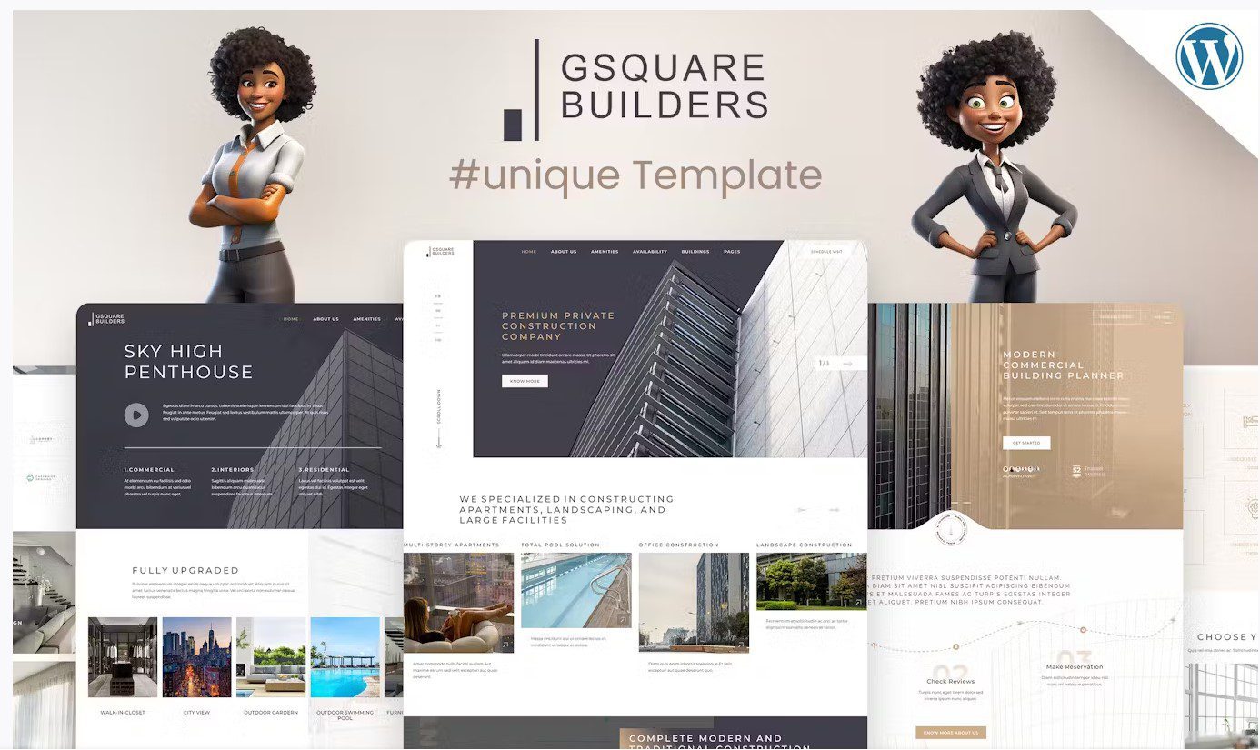 Gsquare – Real Estate WordPress Theme