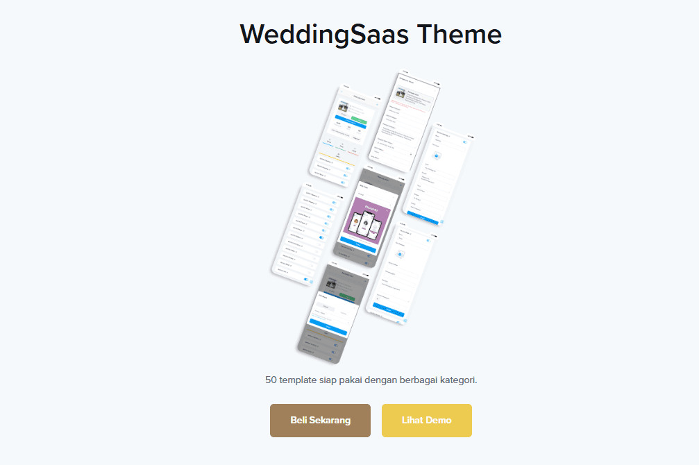 WeddingSaas Theme